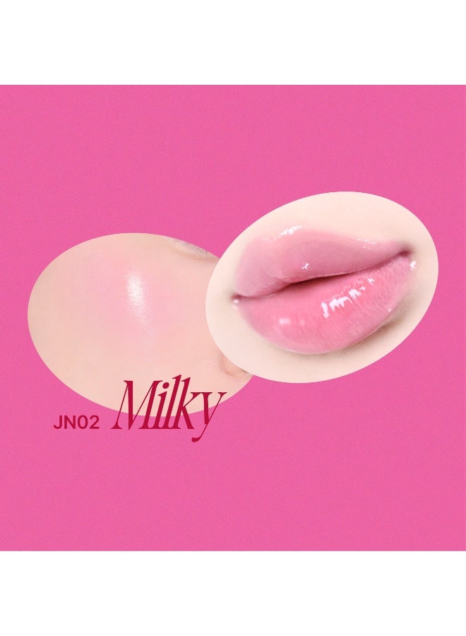 Lip & Cheek Glowy Jelly Pot Milky - image 3