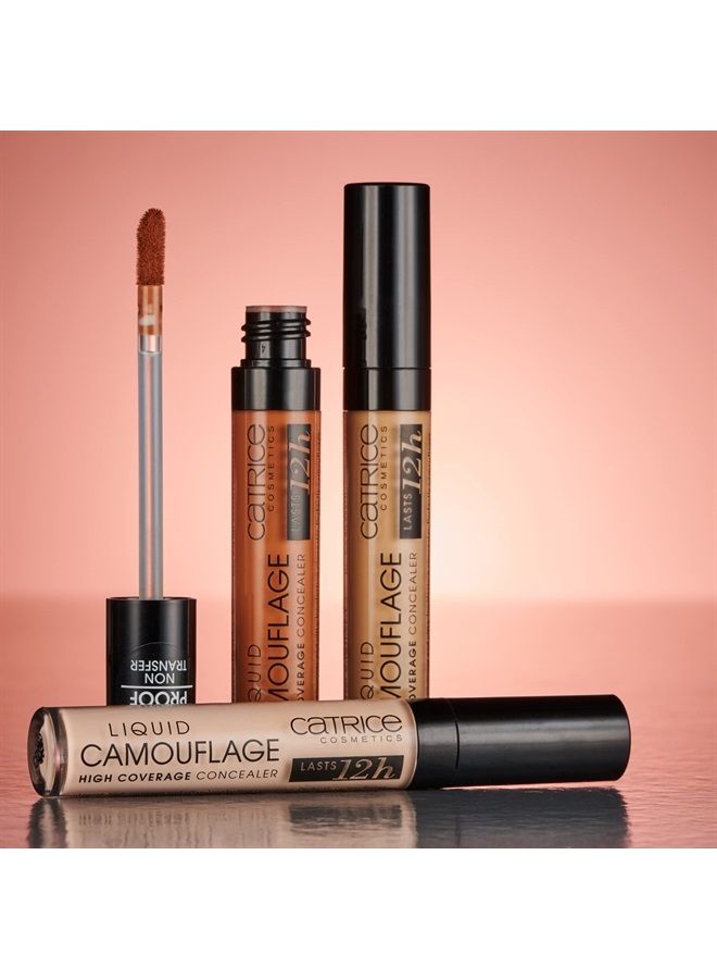 Liquid Camouflage High Coverage Concealer | Ultra Long Lasting Concealer | Oil & Paraben Free | Cruelty Free (020 | Light Beige)