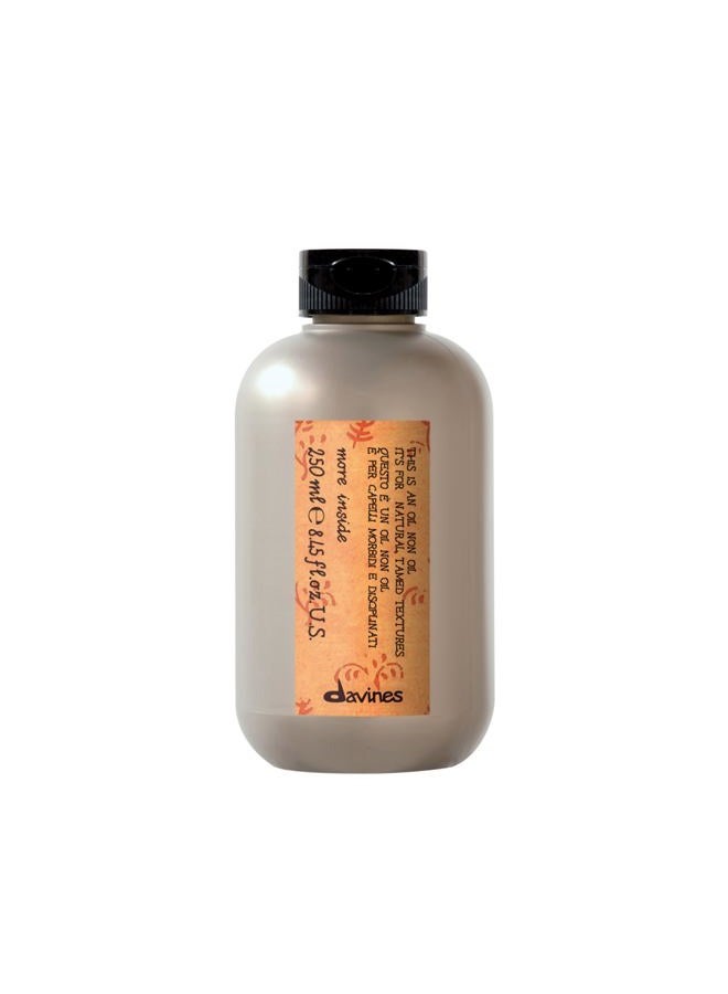 This is an Oil Non Oil, For Natural Look with Hydrated Texture, Smooth Frizz Without Residue, 8.45 Fl. Oz.