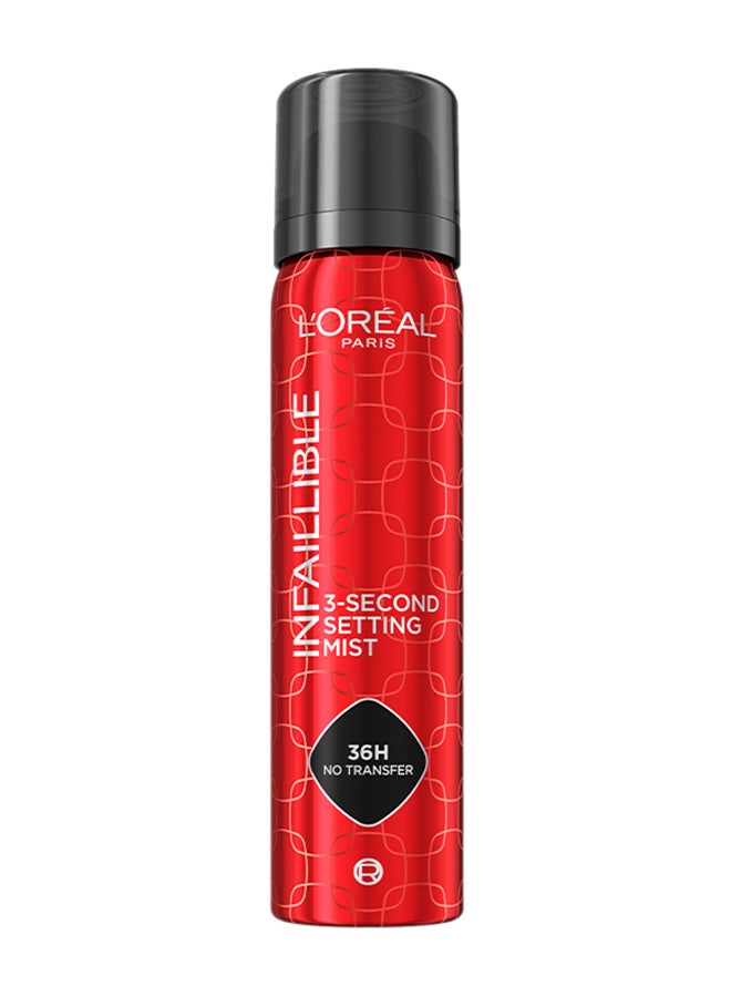 Infallible 3-Second Setting Spray Mist, Microfine Mist for up to 36HR Wear, Clear - image 2
