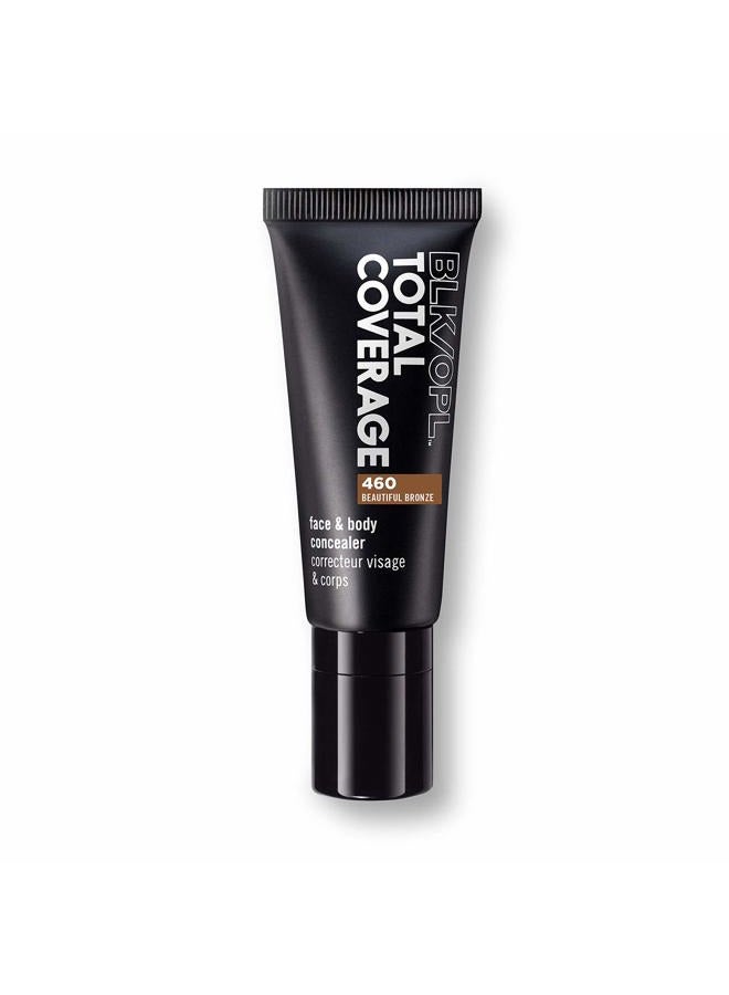 BLK/OPL Face & Body Concealer, Maximum All-Day Coverage with Matte Finish - Hydrating Concealer for Imperfections, Scars, Dark Spots & Blemishes - Talc-Free Smudge-Resistant Makeup (Beautiful Bronze)
