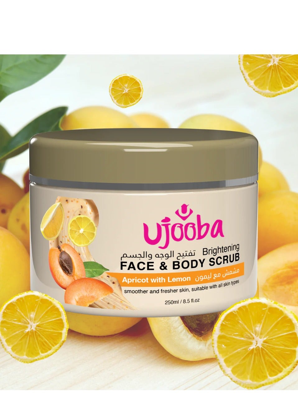 Face And Body Scrubs Apricot And Lemon 250 ML