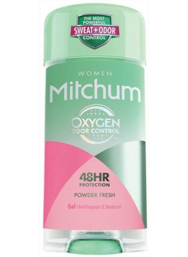 for Women Clear Gel Antiperspirant & Deodorant-Powder Fresh-3.4 oz