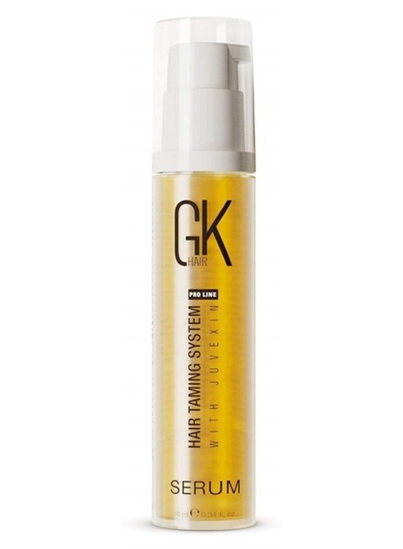 Global Keratin 100% Organic Argan Oil Anti Frizz Hair Serum (0.34 Fl Oz/10ml) Styling Smoothing Strengthening Hydrating & Nourishing Heat Protection Shine Frizz Control Dry Damage Hair Repair