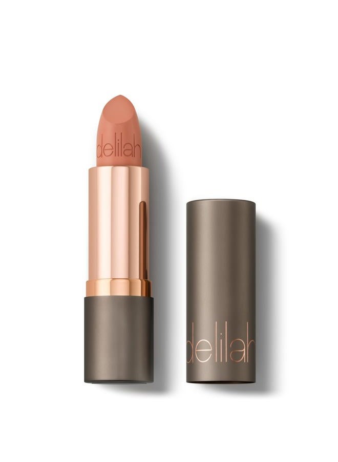 delilah - Colour Intense Cream Lipstick - Flirt - Rich Pigmented - Long Lasting, Hydrating, Velvety Creamy Lipstick For Women - Silky Matte Finish - Infused with Vitamin E - Vegan - 3.7g / 0.13 Oz