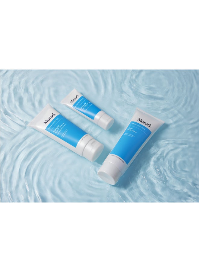 Murad Clarifying Cream Cleanser 200ml – Gentle Purification for Adult Acne, Encapsulated Salicylic Acid, Creamy Wash for Blemish-Prone Skin Relief 200ml - image 4