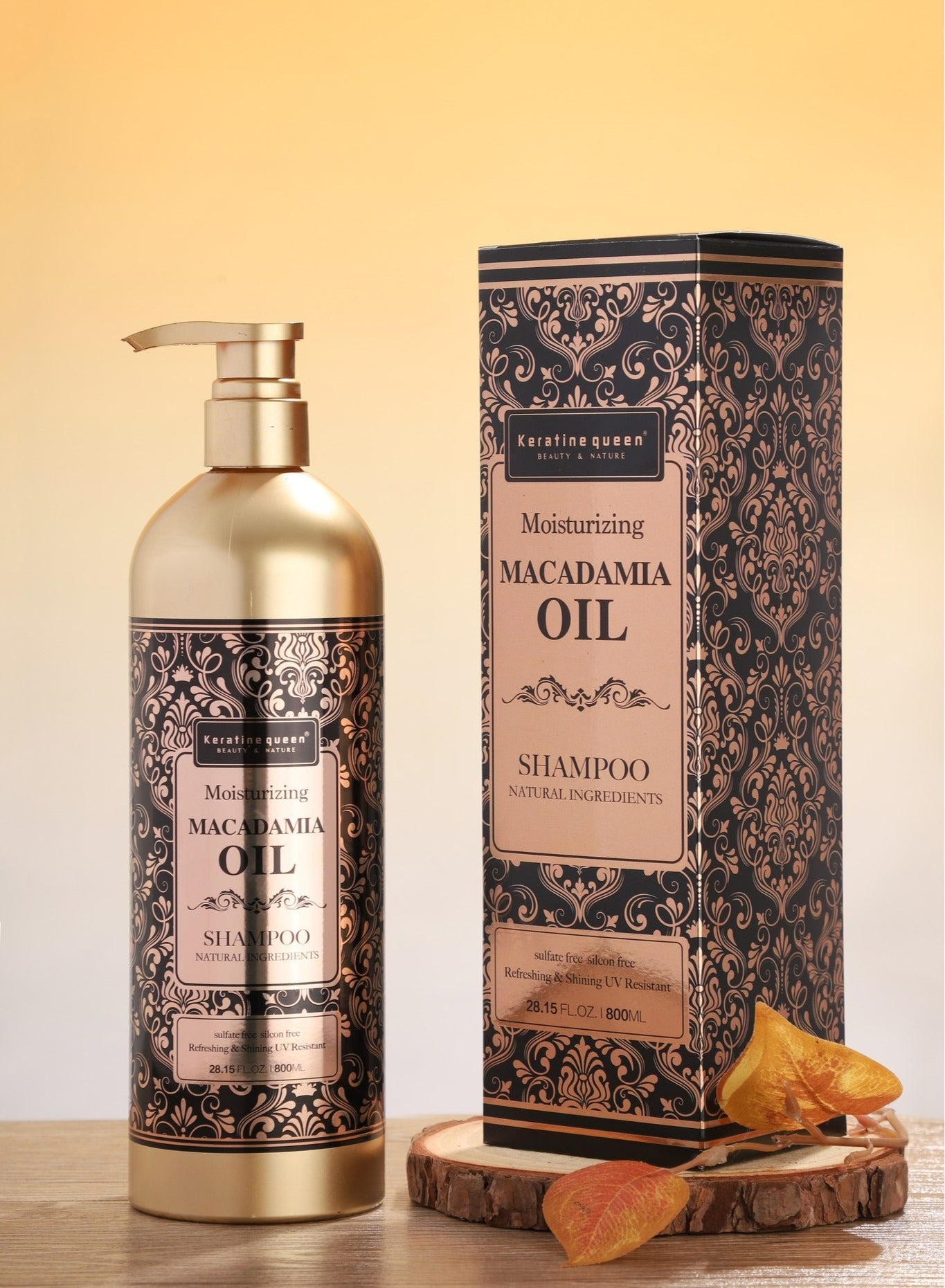 Moisturizing Macadamia Oil Shampoo Natural Ingredients 800 ML