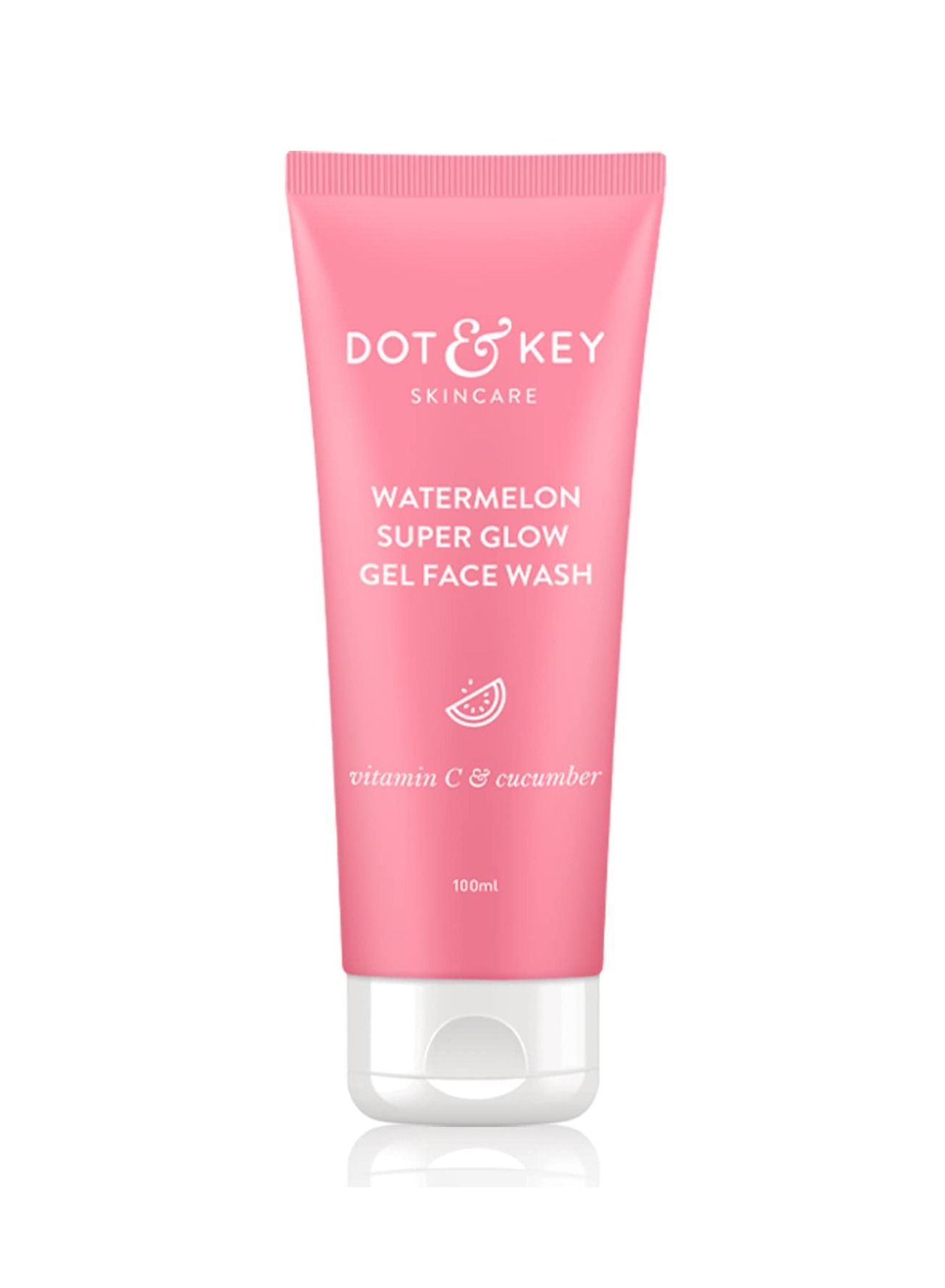 Watermelon Super Glow Gel Face Wash With Vitamin C And Cucumber Face Wash for Glowing Skin Pigmentation And Dark Spot Reduction Normal Combination Oily Skin 100ml