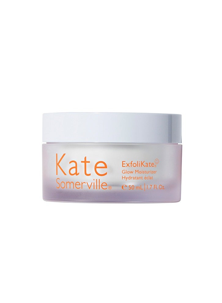 Kate Somerville ExfoliKate Glow Moisturizer Daily Facial Cream 2-in-1 Exfoliating Face Cream 1.7oz 50ml