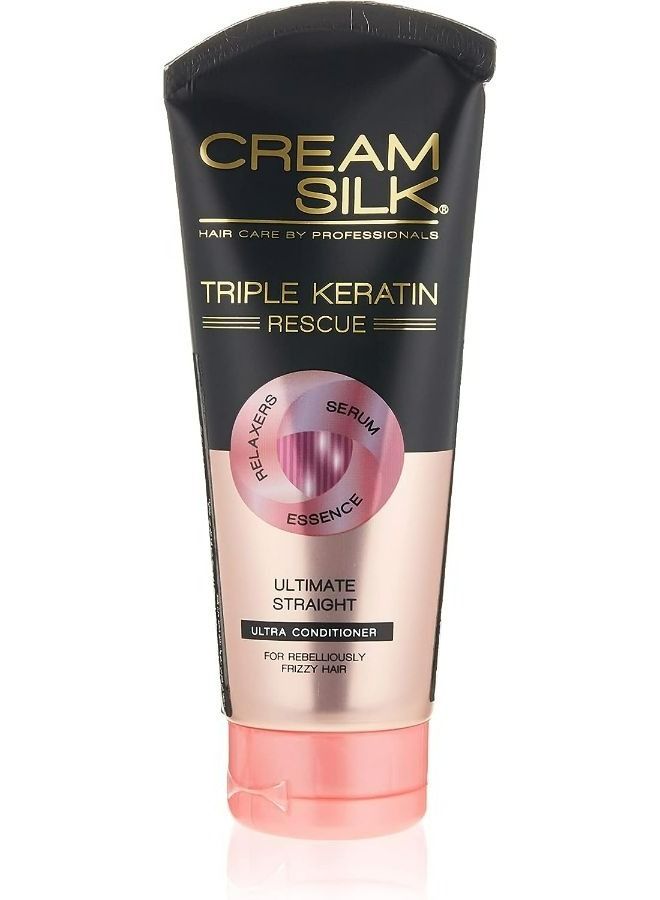 Cream Silk Triple Keratin Rescue Ultimate Straight Conditioner 340 ML