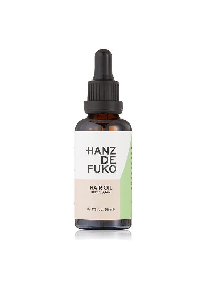 Vegan Hair and Beard Oil – Hydrating Oil for Softer, Smoother Hair– Supports Growth and Beard Health – 1.76 oz.