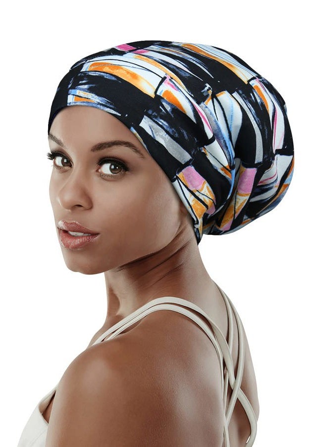 Elegant Caps for Frizzy Hair Black Women Beanie Picnic Turbans Slouchy Bonnets