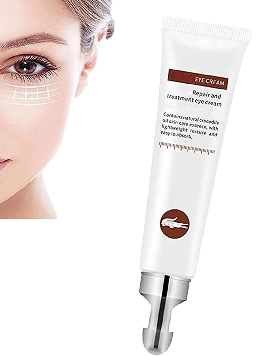 1 Pcs Anti Wrinkle Eye Cream Fade Dark Circles Eye Bags Lift Firm Fine Lines Anti-Aging Anti-Puffiness Serum Eyes Contour Care
