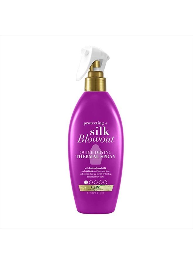 Protecting + Silk Blowout Quick Drying Thermal Spray, 6 Fl Oz (Pack of 1)