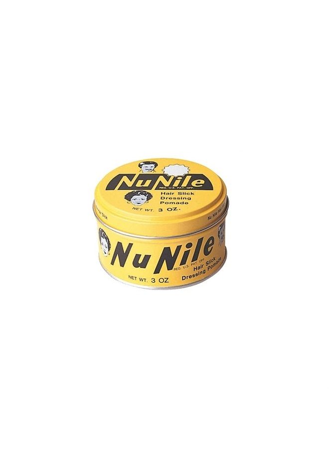 Nu Nile Hair Slick Dressing Pomade 3oz Jar (3 Pack)