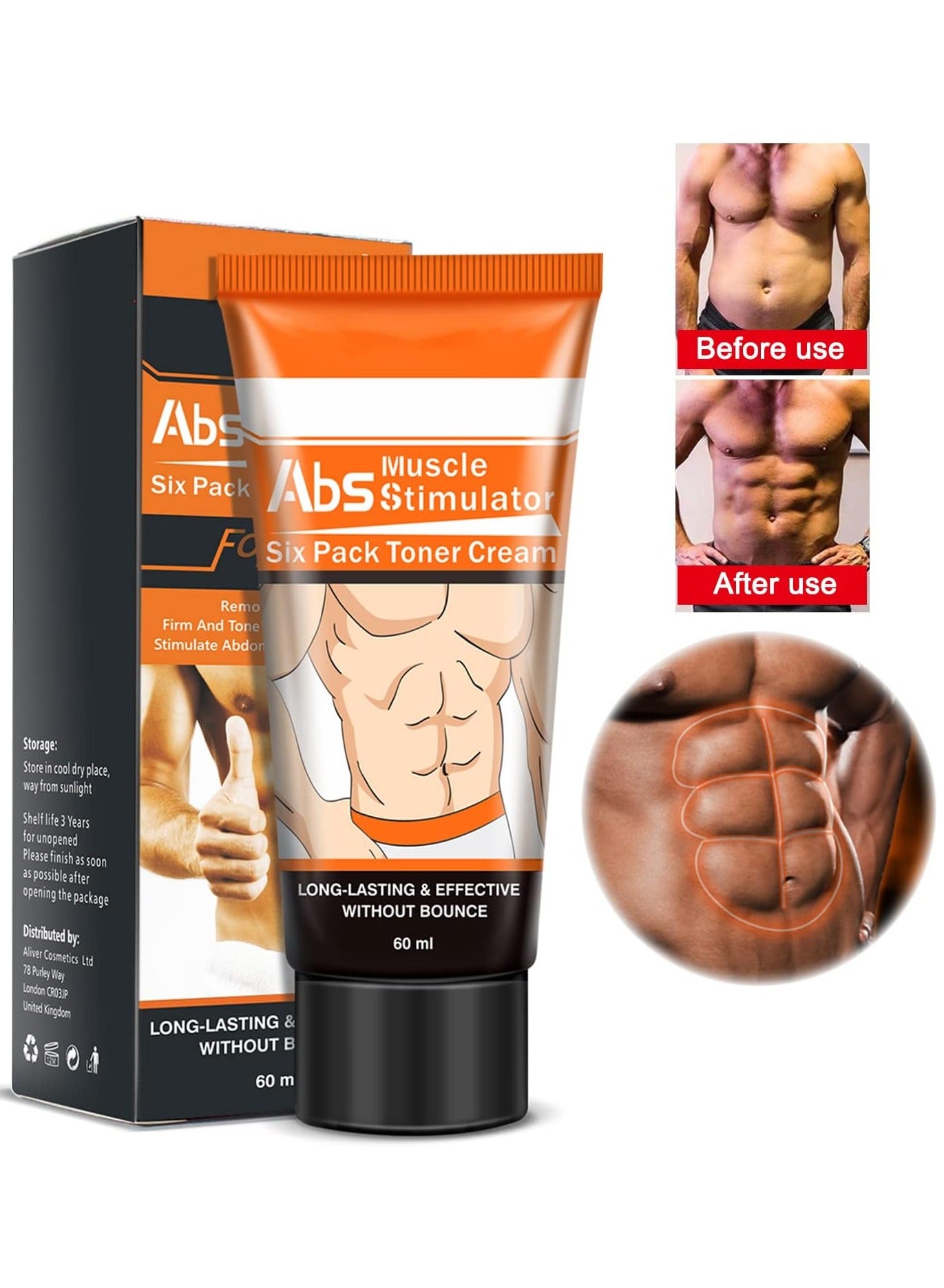 Powerful ABS Muscle Stimulation Cream Anti Cellulite Muscle Strong Slimming Cream Lose Weight Fat Burning Slimming Cream