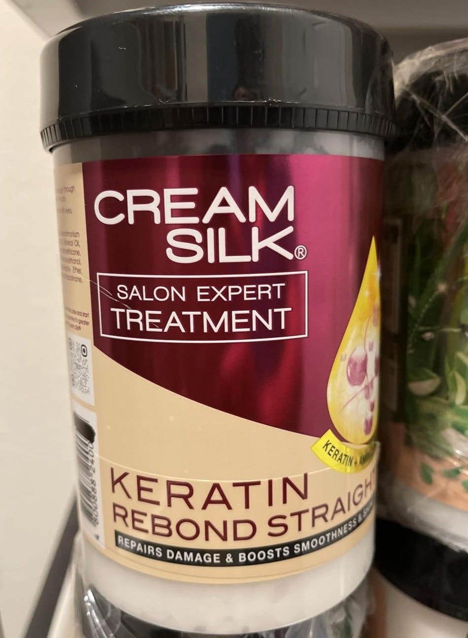 cream silk - salon expert treatment - keratin Rebond Straight 650 ML