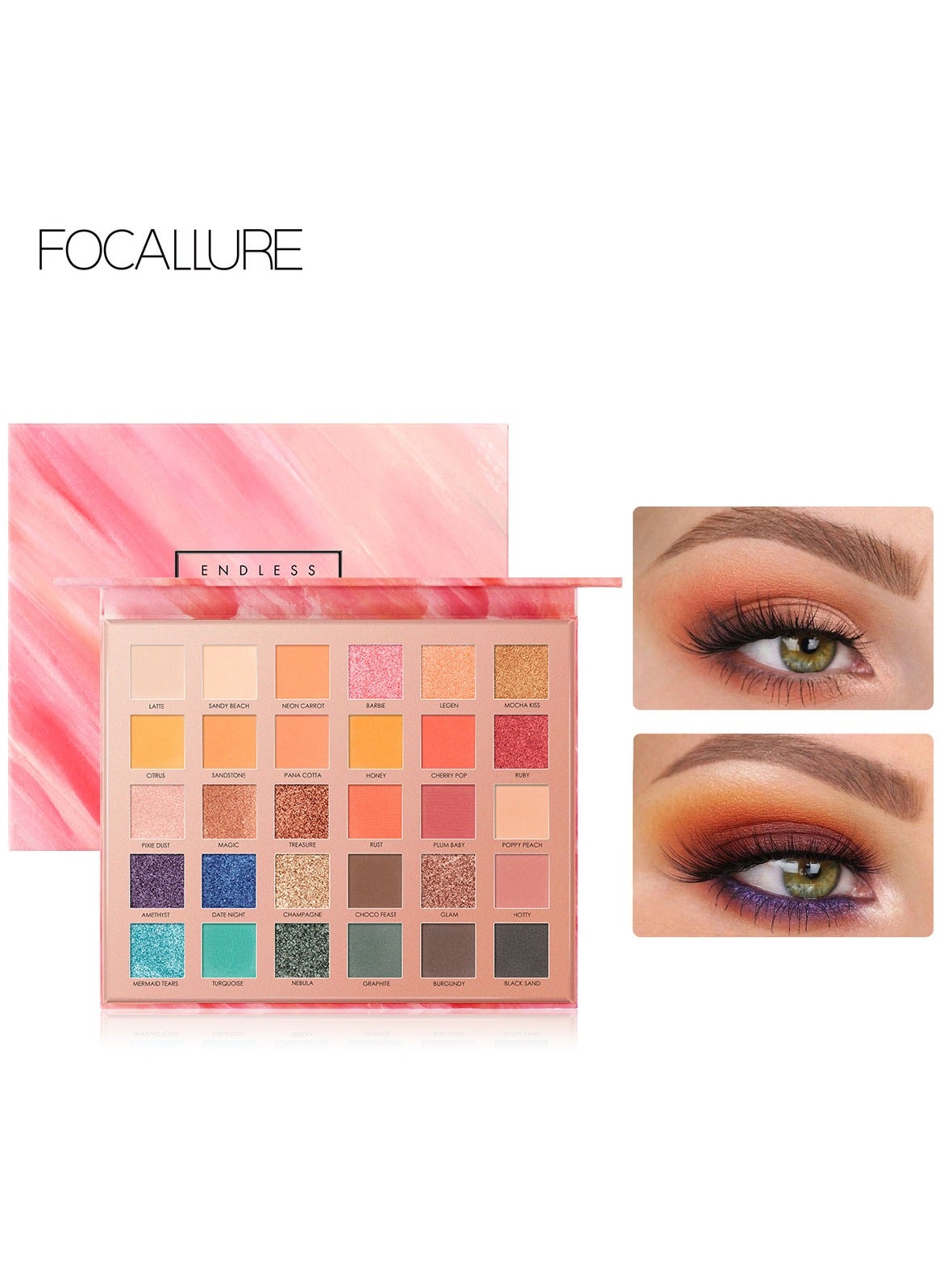 Endless Possibilities Long Lasting Makeup Eyeshadow Palette with 30 Colours