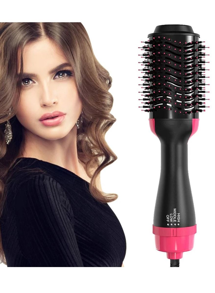 3-in-1 Magic Hair Brush Hot Air Dryer Volumizer Blower Straightener