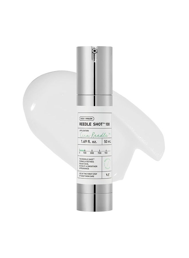 Reedle Shot 100 Essence, Daily Face Essence for Soft Skin, Centella Complex, Hyaluronic Acid, Green Propolis Extract for All Skin Types 50ml