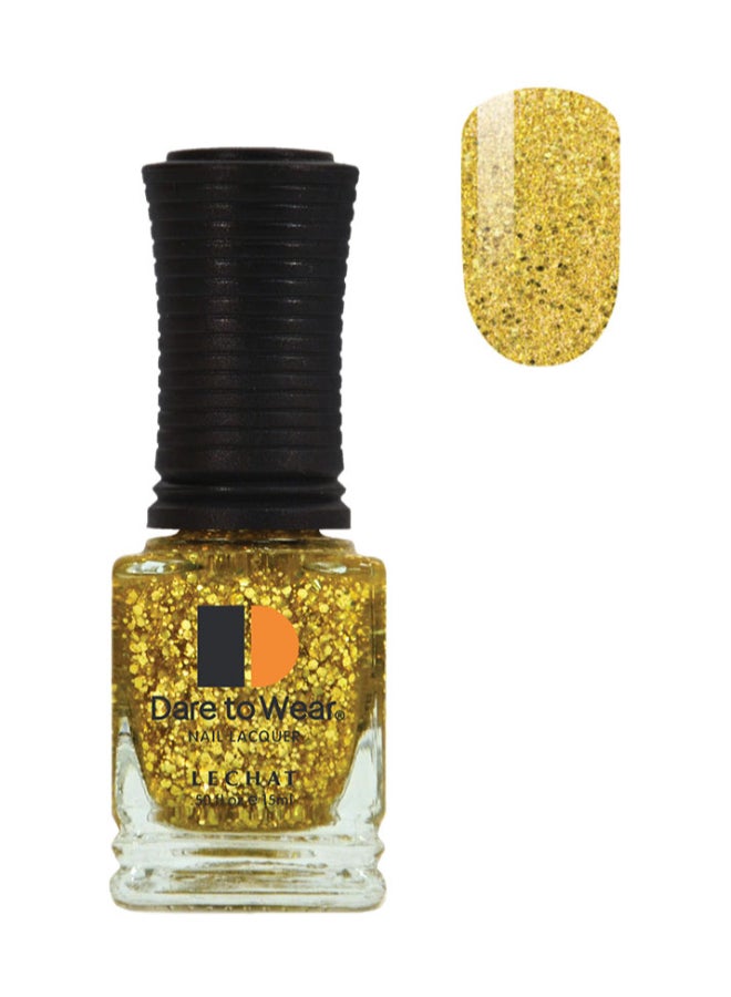 Nail Polish Super Shine Long Wear Lacquer Quick Drying Nail Color Resists Chips Fading Lasts Up To 3 Weeks Precise Application In One Stroke Nail Paint  Golden Bliss Dw135