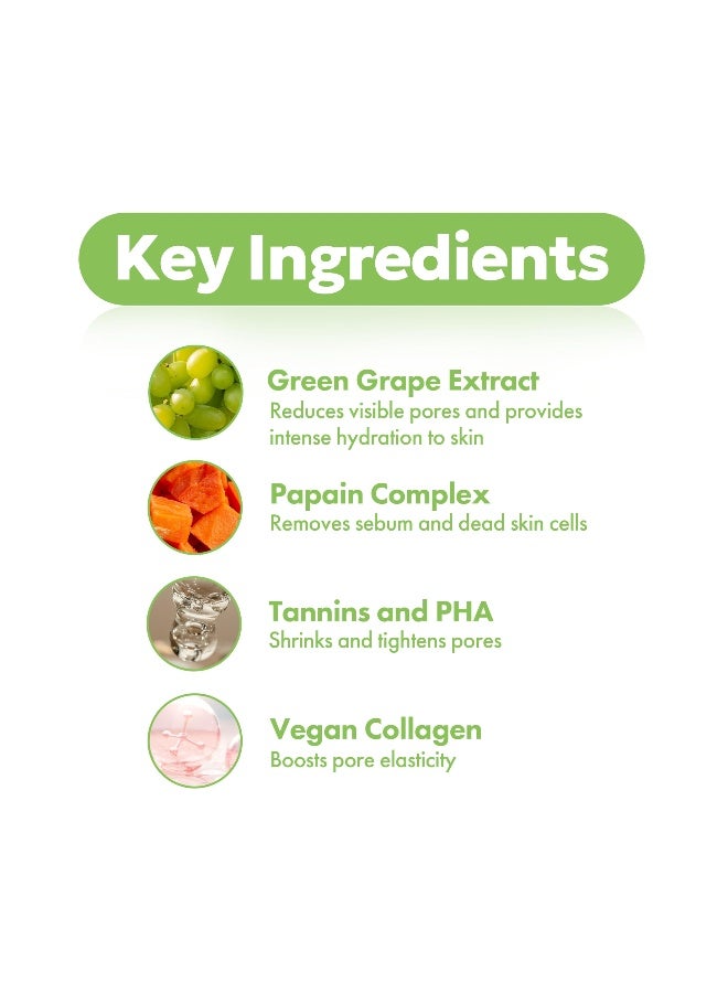 Green Grape Pore Control Cream 55g — Korean Vegan Hydrating Gel Cream for Oily Skin, Sebum Control & Pore Care, 1.94 fl oz - image 5