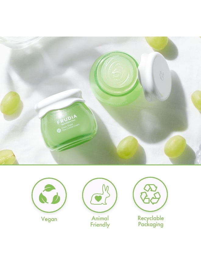 Green Grape Pore Control Cream 55g — Korean Vegan Hydrating Gel Cream for Oily Skin, Sebum Control & Pore Care, 1.94 fl oz - image 7