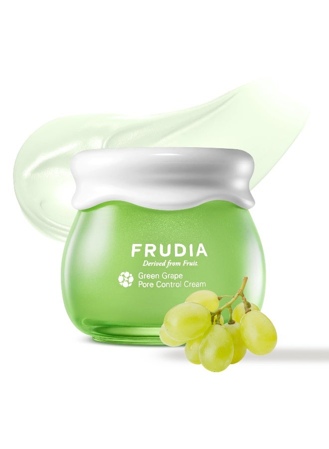 Green Grape Pore Control Cream 55g — Korean Vegan Hydrating Gel Cream for Oily Skin, Sebum Control & Pore Care, 1.94 fl oz