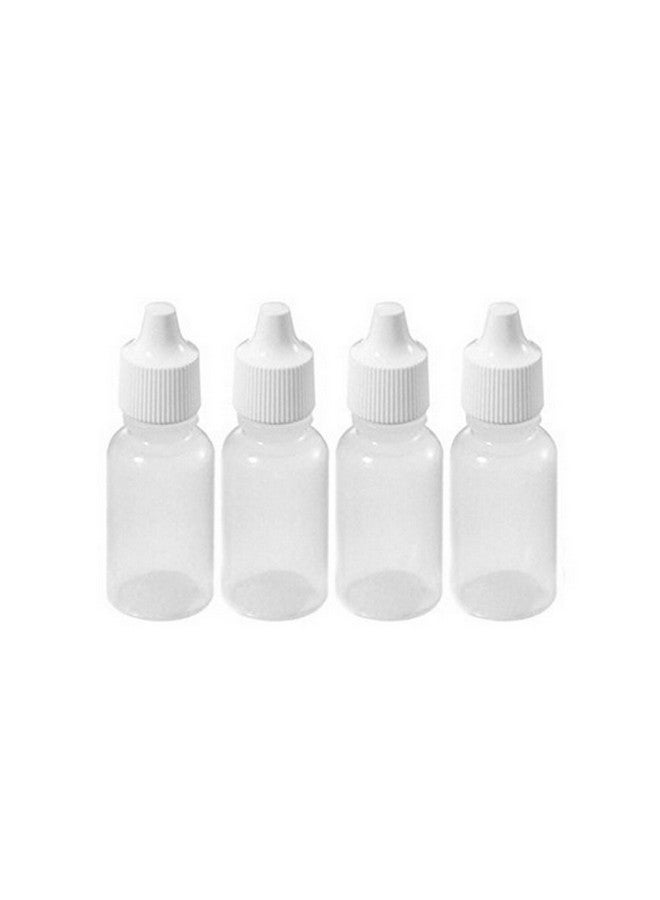 24Pcs Clear Plastic Empty Refillable Dropper Bottle Essential Oil Container With Screw Lid Travel Portable Eye Liquid Container (1Oz)