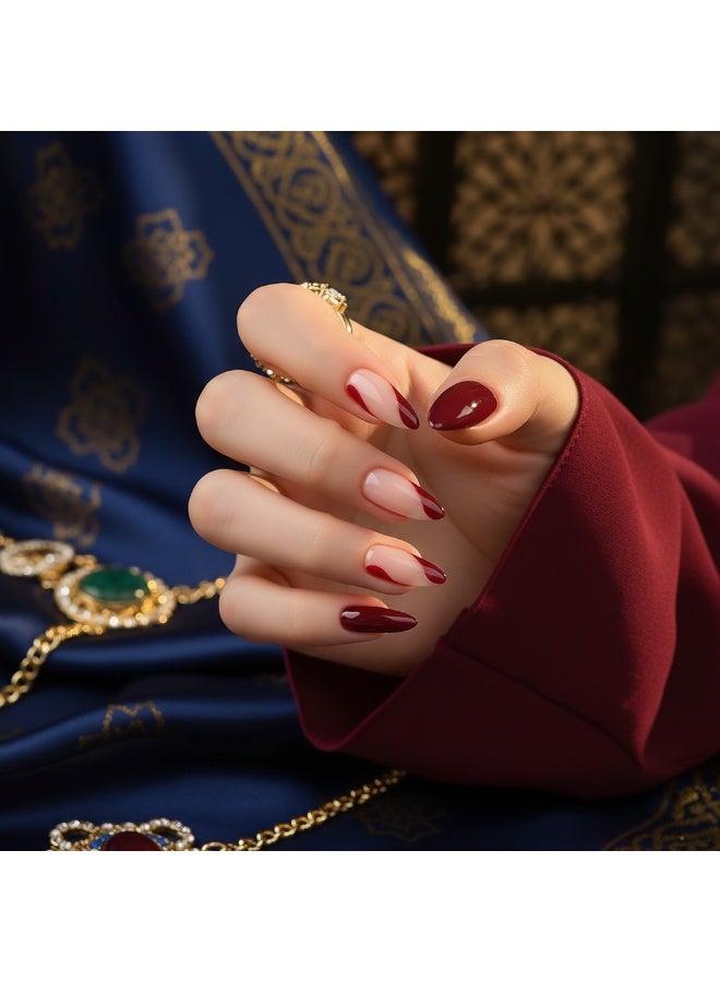 Piece Short Square Press-on nails:Acrylic False Nails , fake nails for Seamless Fit