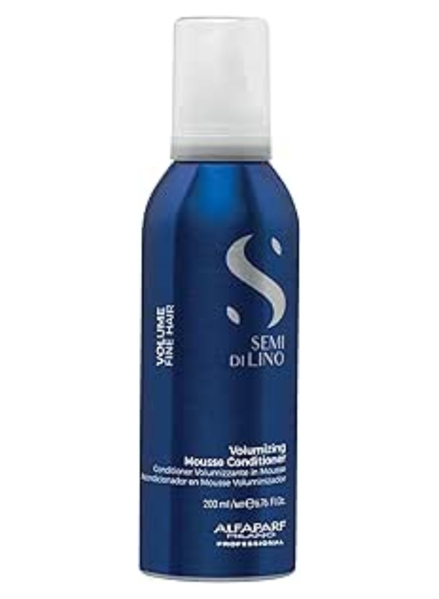 Semi Di Lino Volume Volumizing Mousse Conditioner 200ml | Lightweight Conditioner for Fine Hair, Adds Volume, Body And Softness