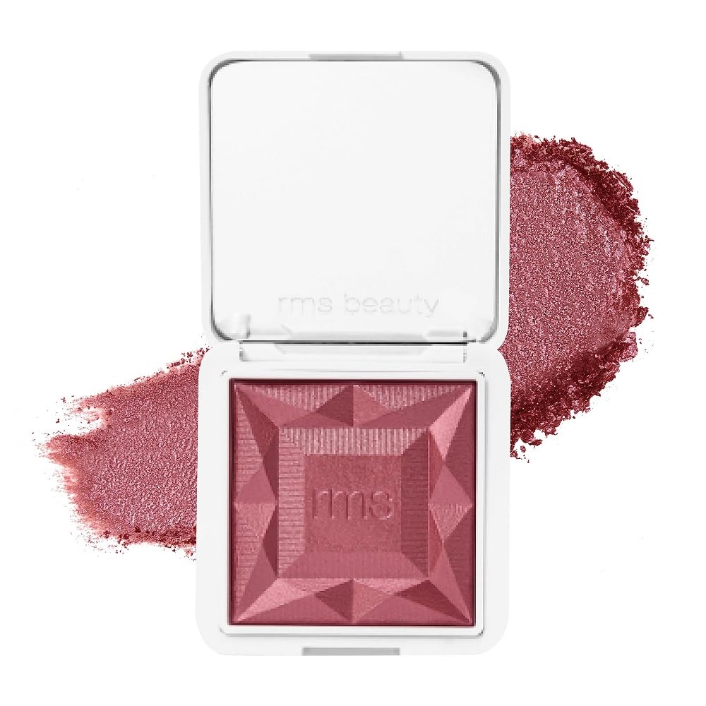 RMS Beauty Redimension Hydra Powder Blush â€“ Hydrating Mineral Powder Blush with Buildable Natural Color, Lightweight Long-Lasting Finish, Clean & Cruelty-Free 0.15 oz