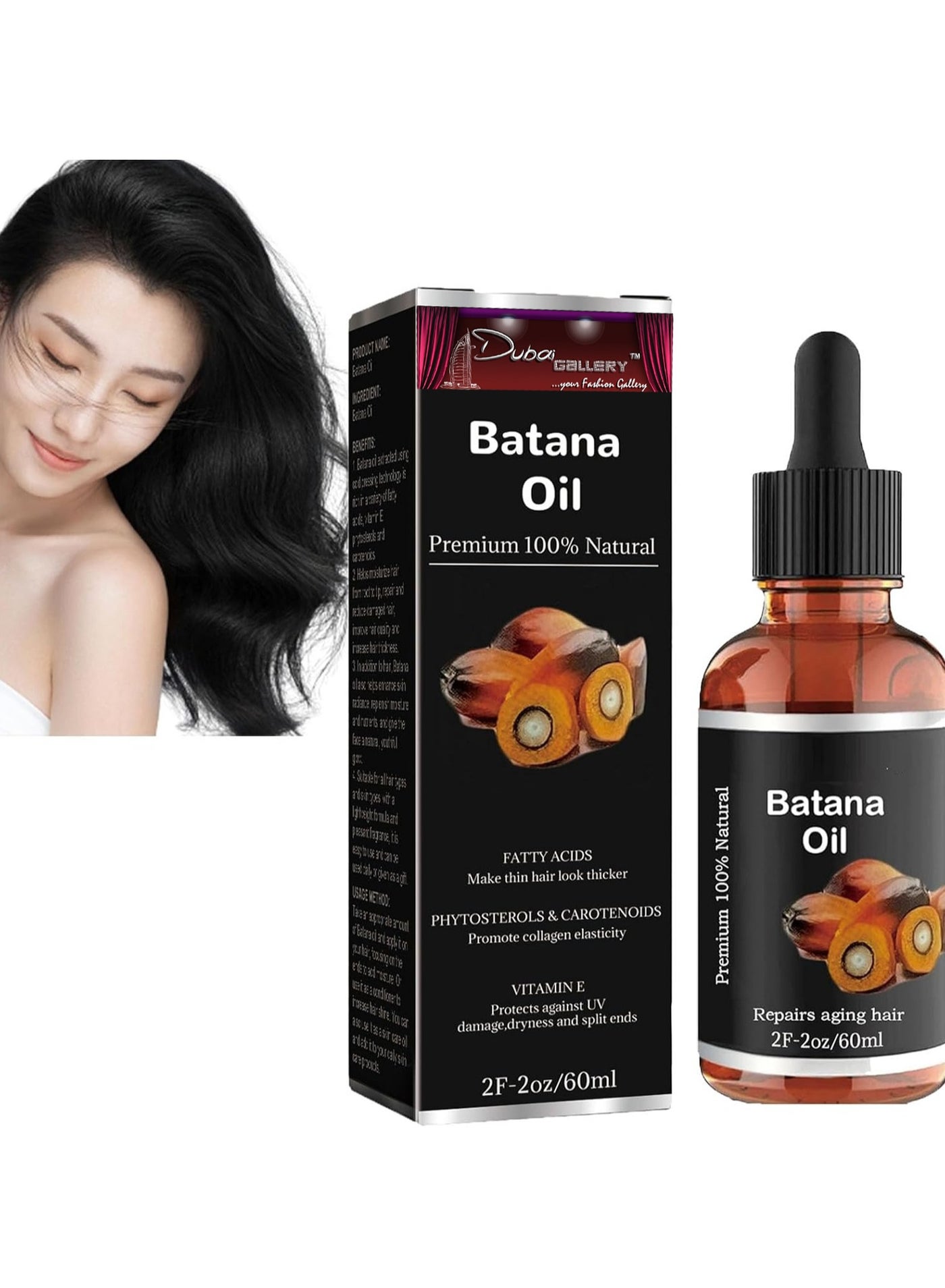Organic for hair growth, healthy hair, enhance hair and skin shine and smooth hair oil