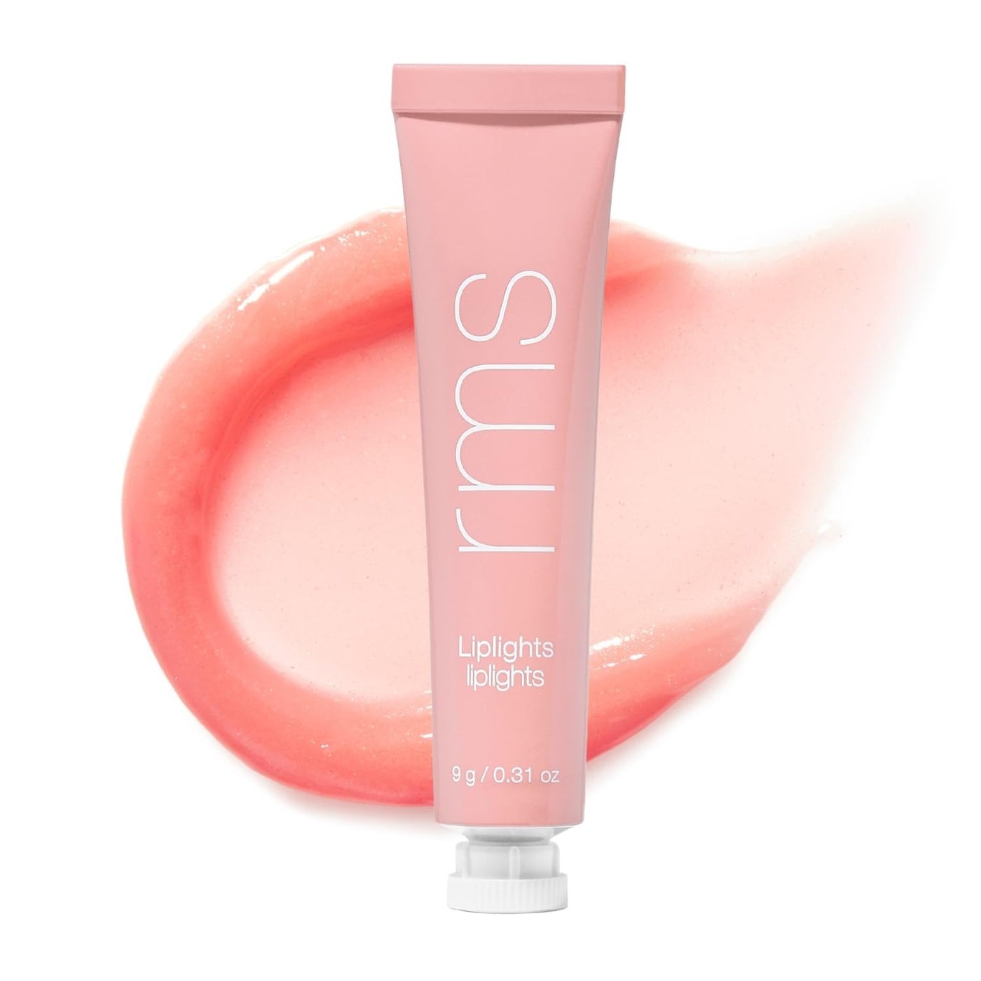 RMS Beauty Liplights Cream Lip Gloss â€“ Tinted Lip Gloss, Lip Plumper & Balm with Jojoba Oil for Hydration