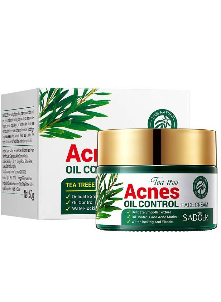 TEA TREE ACNE OIL CONTROL FACE CREAM 50 g