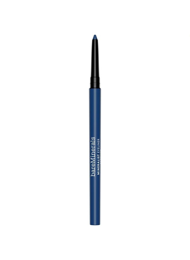 Mineralist Lasting Eyeliner, Mineral-Based Waterproof Eyeliner, Long-Lasting Blendable Color, Safe for Waterline, Retractable, Vegan
