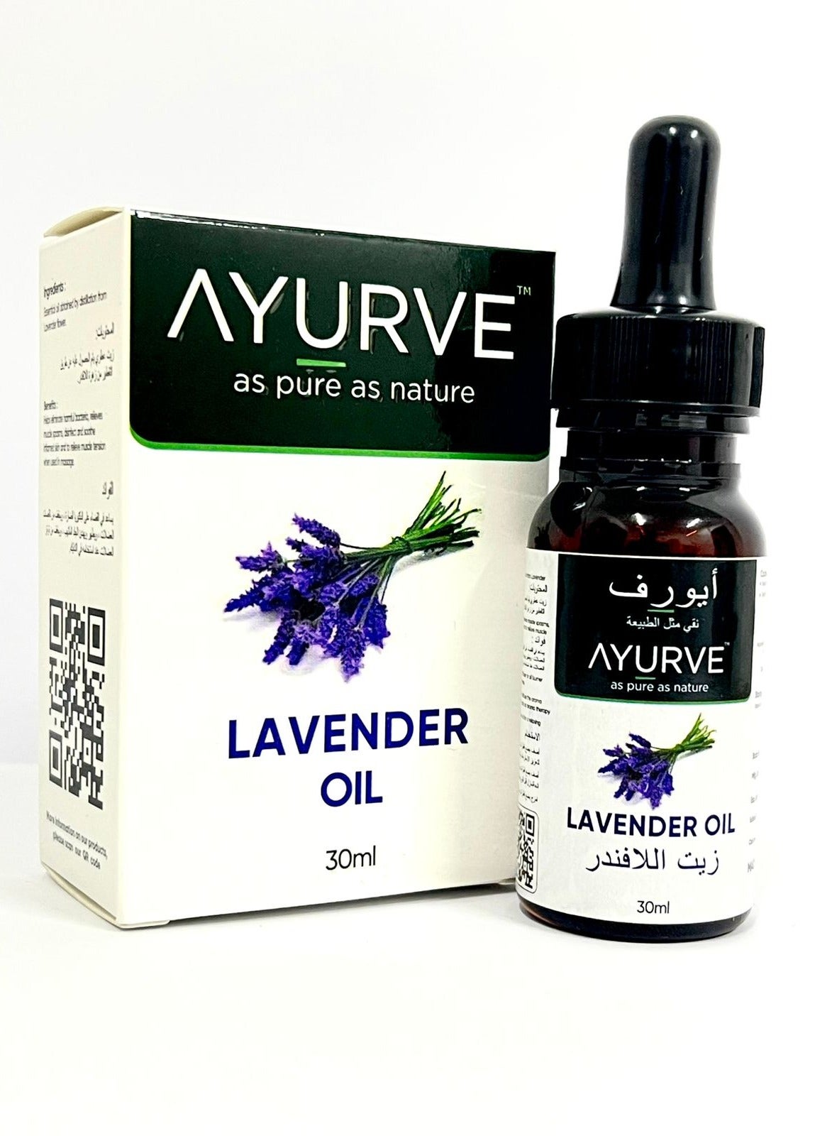 Pure Lavender Oil 30ml – 100% Natural Essential Oil for Relaxation, Skin & Hair Care