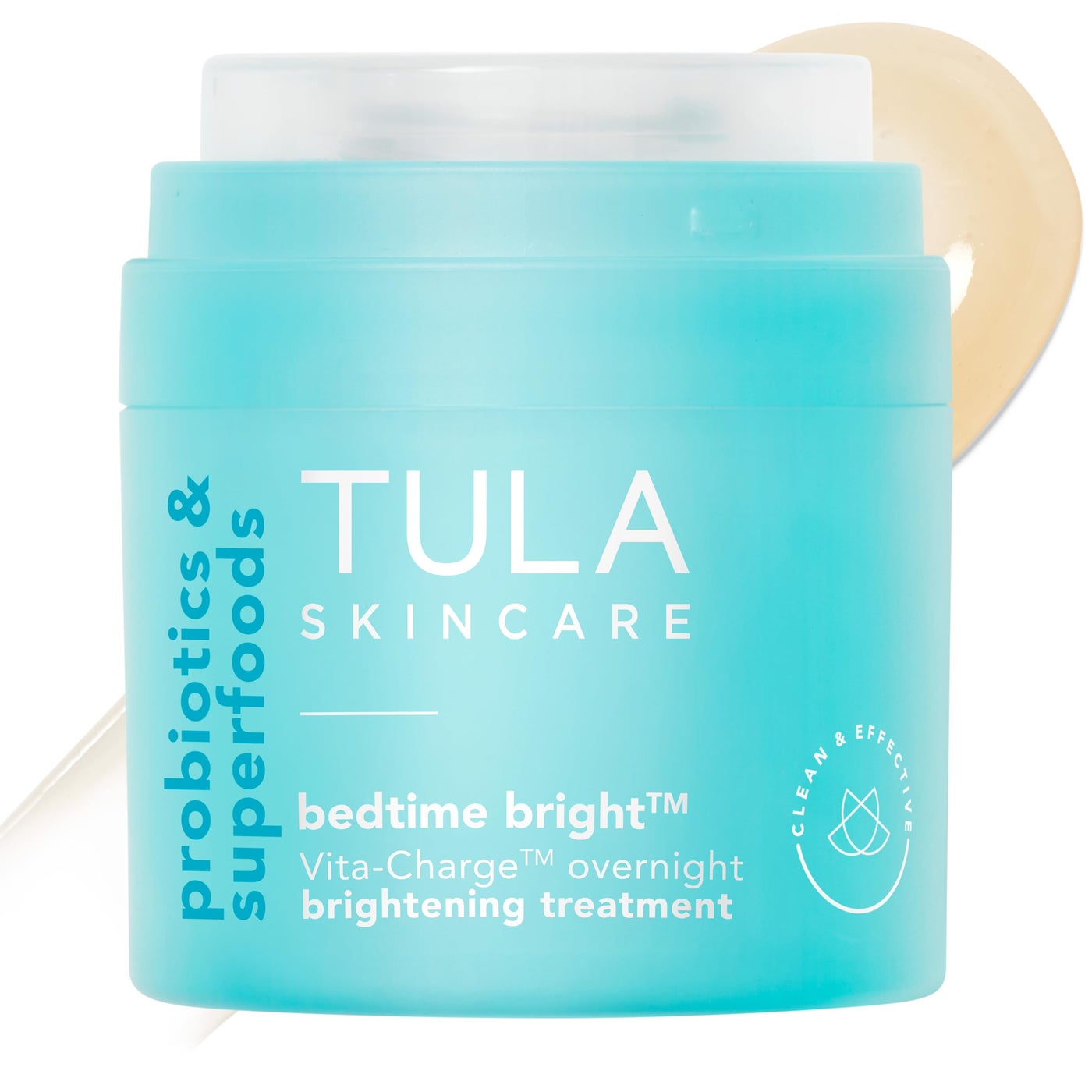 TULA Skin Care Bedtime - Bright Vita-Chargeâ„¢ Overnight Brightening Treatment, Vitamin C & Niacinamide help Even Skin Tone & Texture, 1.7fl oz