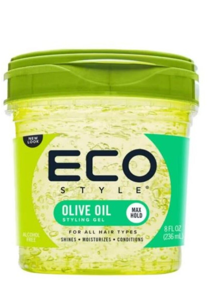 Hair Gel with Olive Oil Extract – 236ml | Strong Hold & Nourishing Formula