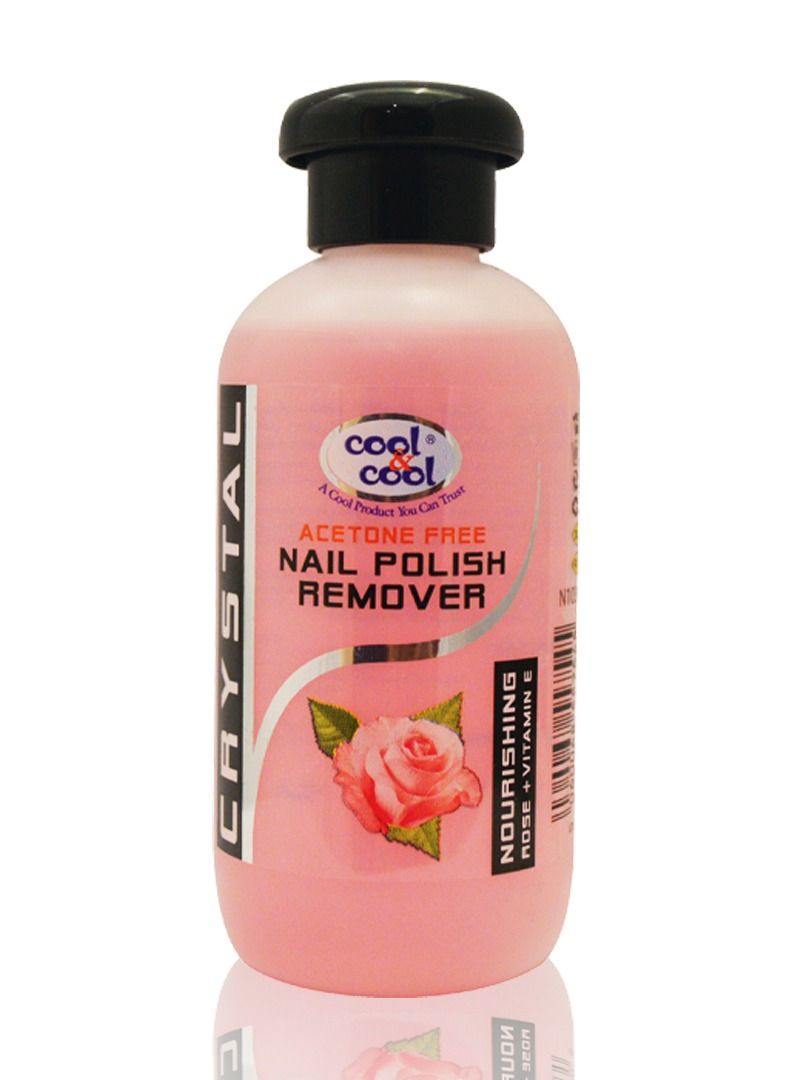 Cool & Cool Nail Polish Remover Rose 100ml