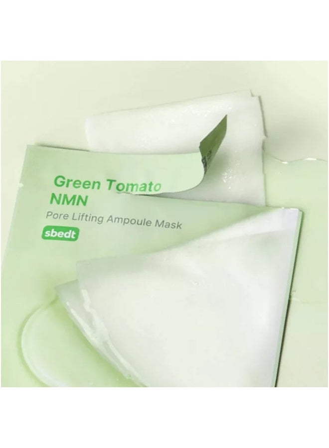 Green Tomato NMN Pore Lifting Ampoule Mask 23g*10pcs - image 2