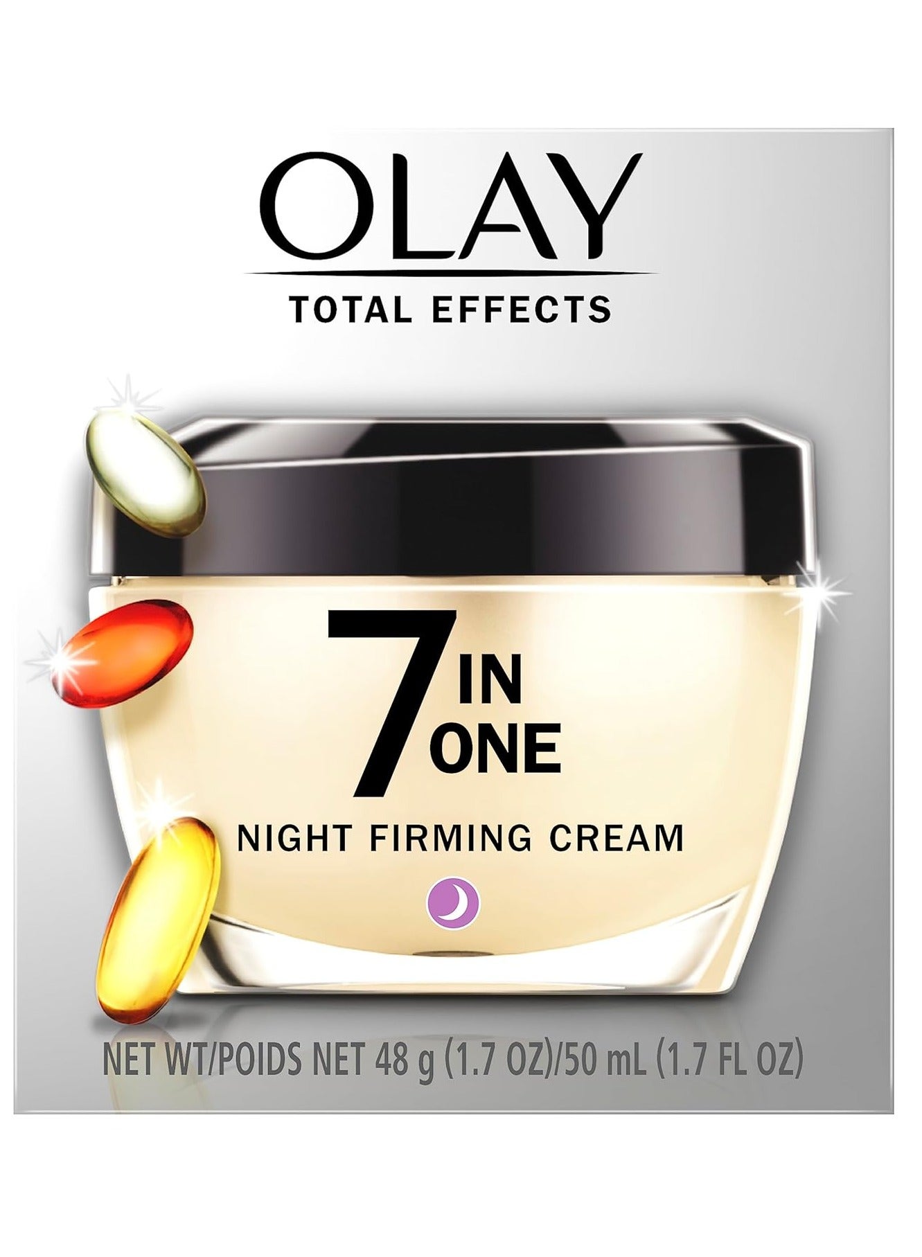 Olay Total Effects Night Firming Cream Face Moisturizer, 1.7 oz