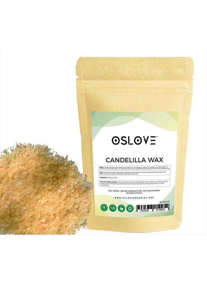 Pure Candelilla Wax/Pellets 8 oz