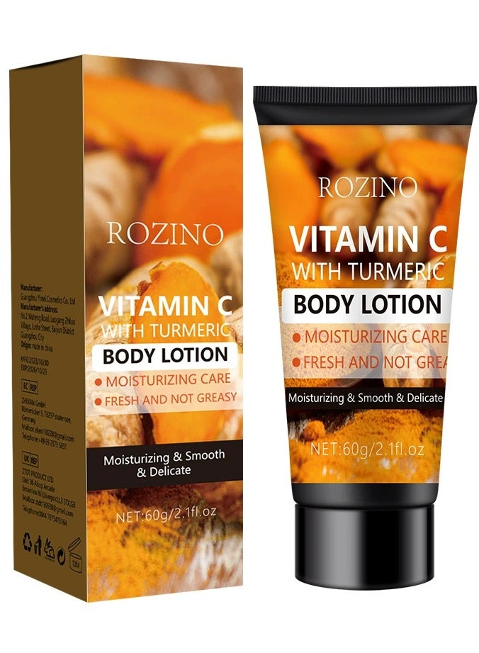 New body lotion turmeric VC moisturizer hydrating moisturizing brightening skin moisturizing cream lasting fragrance