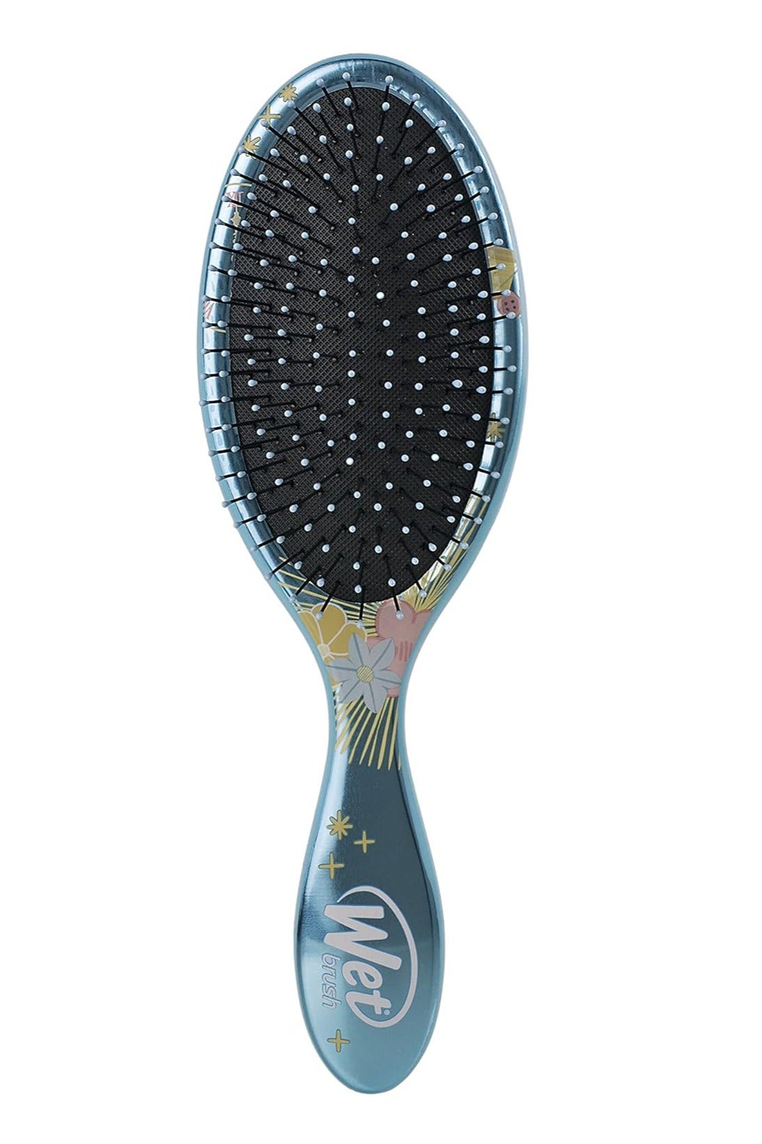Wet Brush Disney Original Detangler Brush Princess Wholehearted - Cinderella, Blue - All Hair Types - Ultra-Soft IntelliFlex Bristles Glide Through Tangles with Ease