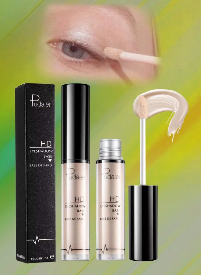 HD Eyeshadow Makeup ye Primer Eye Base Cream Long Lasting Eyelid Primer Waterproof Liquid Eyeshadow Base Primer Eye Makeup Durable Moisturizing Primer Concealer Natural 02