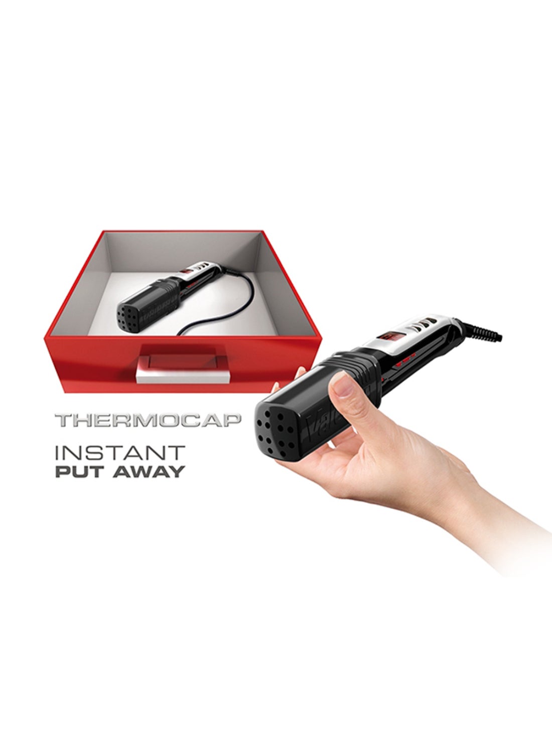 Hair Straightener - SWISS'X  SUPER Brush And Shine, Ions generator, 5X  Ceramic with Tourmaline, ultra-fast heat up Max 230 degree, Cool tips, Color care. Ionic care - 100.20/IS - image 3