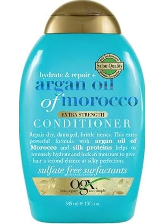 Hydrate And Revive+ Argan Oil Of Morocco Conditioner Extra Strength 385ml