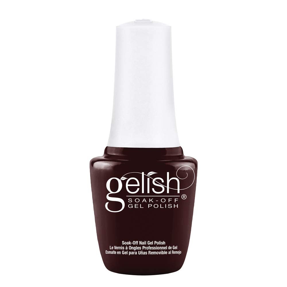 Gelish MINI Gel Nail Polish - 9mL TPO-Free Long-Lasting Soak Off, Vibrant Color, Professional Quality, High Shine, Chip-Resistant (Black Cherry Berry)