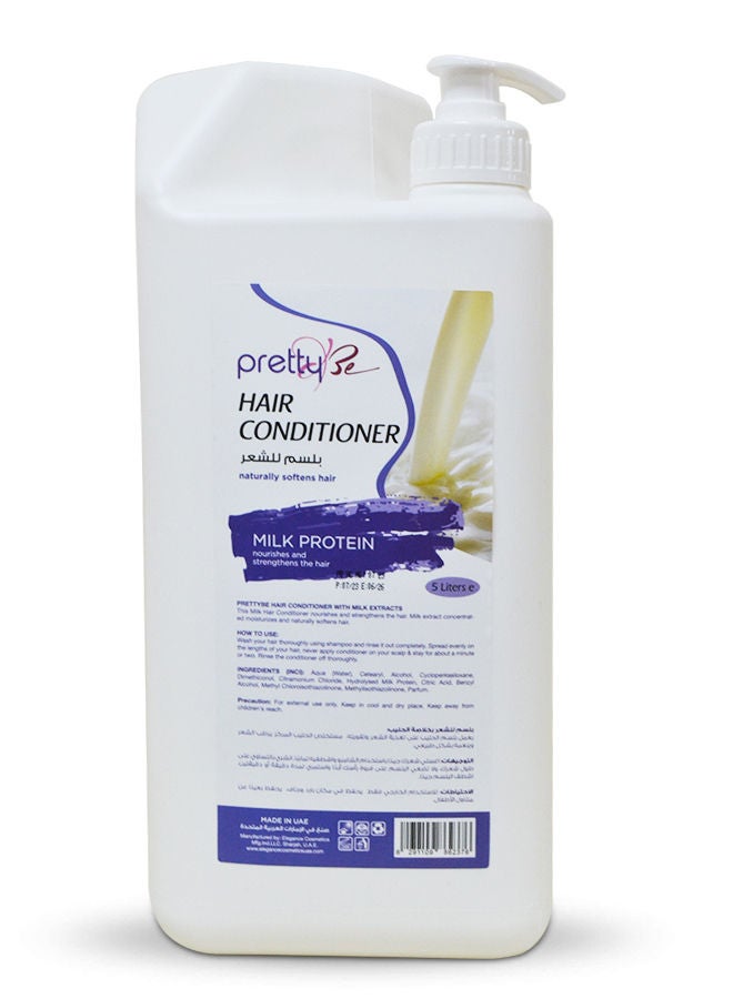 Naturally Softens Hair Conditioner with Milk Protein Extracts 5L